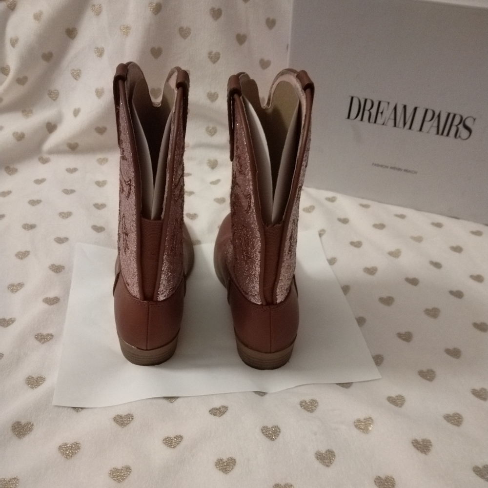 ๐ฅ3/$70 ๐S-HP๐ Dream Pairs Girl's Cowgirl Boots - Picture 4 of 15